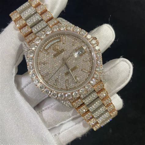 moissanite rolex watch|moissanite rolex watches for sale.